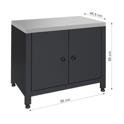 Modul skrinka pod gril TORINO 2 pre vonkajšiu kuchyňu 80x47x69cm