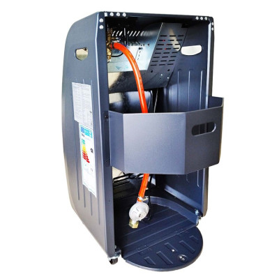 Kombinovaná plynová 4,2kW a elektrická kamna 1,5 kW MAGG s ventilátorem