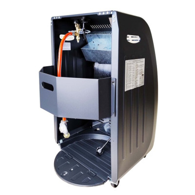 Kombinovaná plynová 4,2kW a elektrická kamna 1,5 kW MAGG s ventilátorem