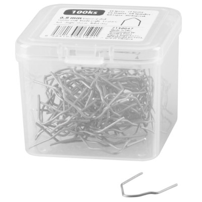 Strend Pro - Spona pro svářečku plastů, vnitřní úhel, 0,8 mm - 100 ks