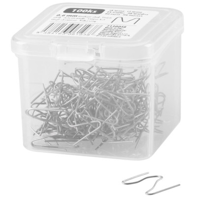 Strend Pro - Spona pro svářečku plastů, vnější úhel, 0,6 mm - 100 ks