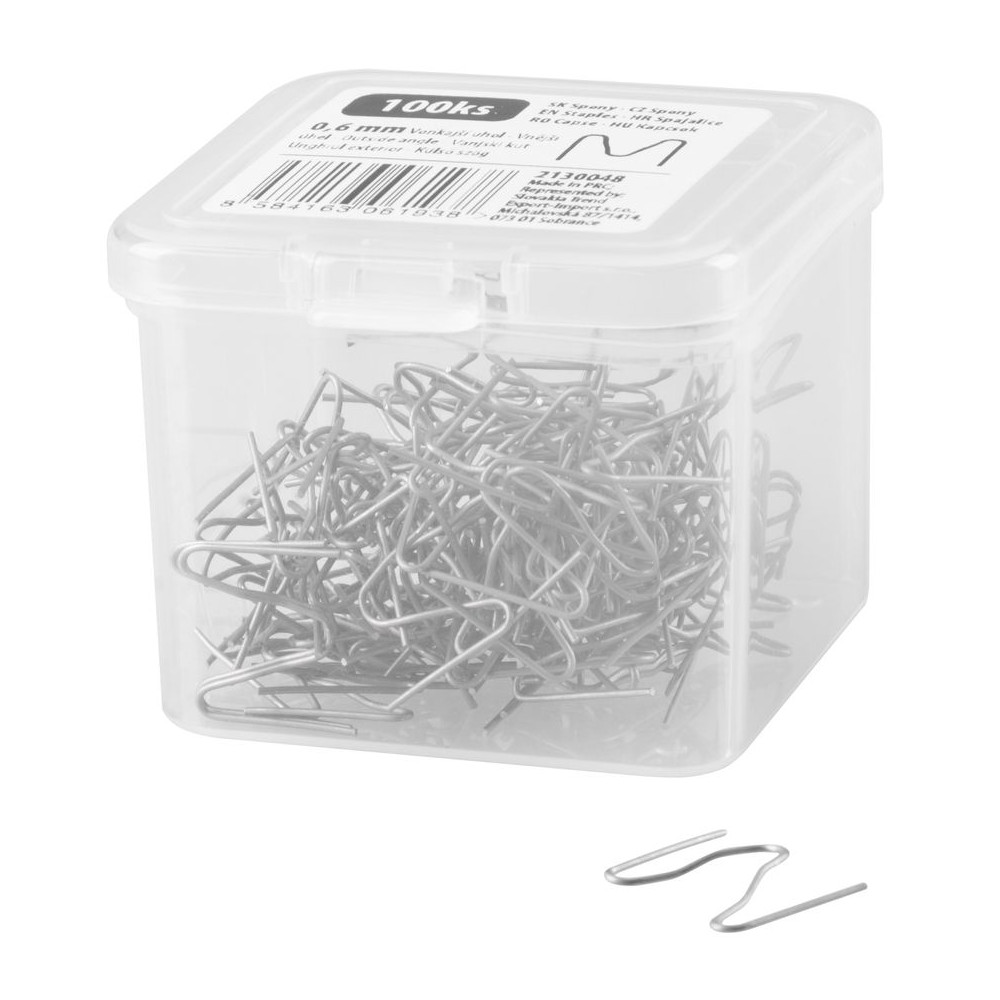 Strend Pro - Spona pro svářečku plastů, vnější úhel, 0,6 mm - 100 ks