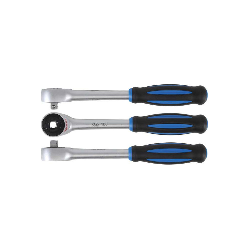 Přepínací ráčna 3/8" BGS100106 s otočnou rukojetí a posuvným čtyřhranem