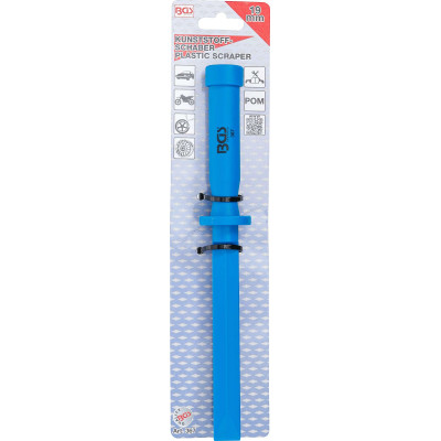 Plastová škrabka (šábr) 19 mm BGS100367 na odstraňovanie lepených závaží diskov kolies