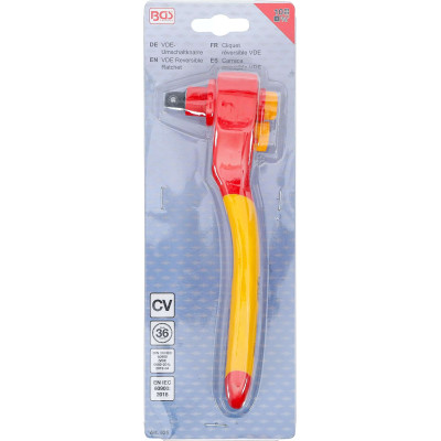 Přepínací ráčna VDE 3/8" BGS100625 (1000 V)