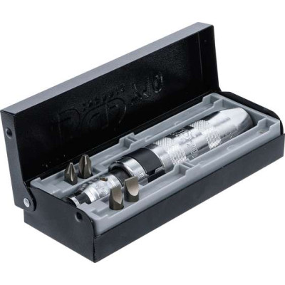 Úderový skrutkovač 1/2" BGS100710 s bitmi (Sada 5 dielov vrátane adaptéra 5/16")