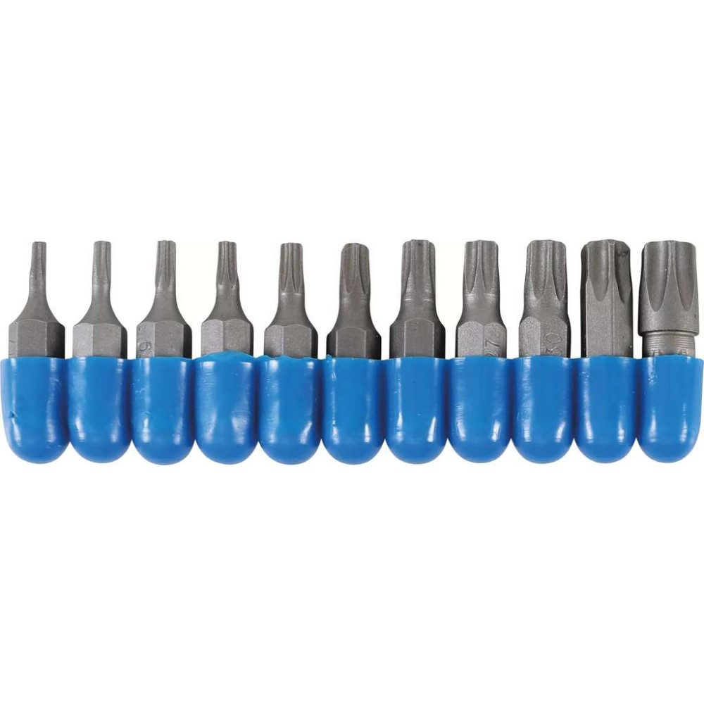 Bity 1/4" T-profil T7 ÷ T45 BGS100784 Sada 11 dílů