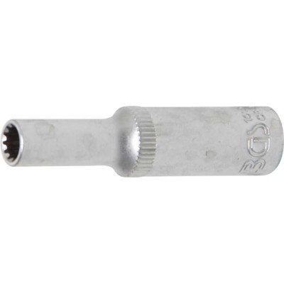 Nástrčná hlavice 1/4" 5 mm BGS1010155, prodloužená, Gear Lock