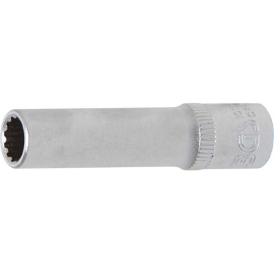 Nástrčná hlavica 1/4" 7 mm BGS1010157, predĺžená, Gear Lock