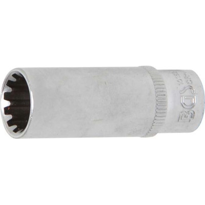 Nástrčná hlavice 1/4" 12 mm BGS1010162, prodloužená, Gear Lock