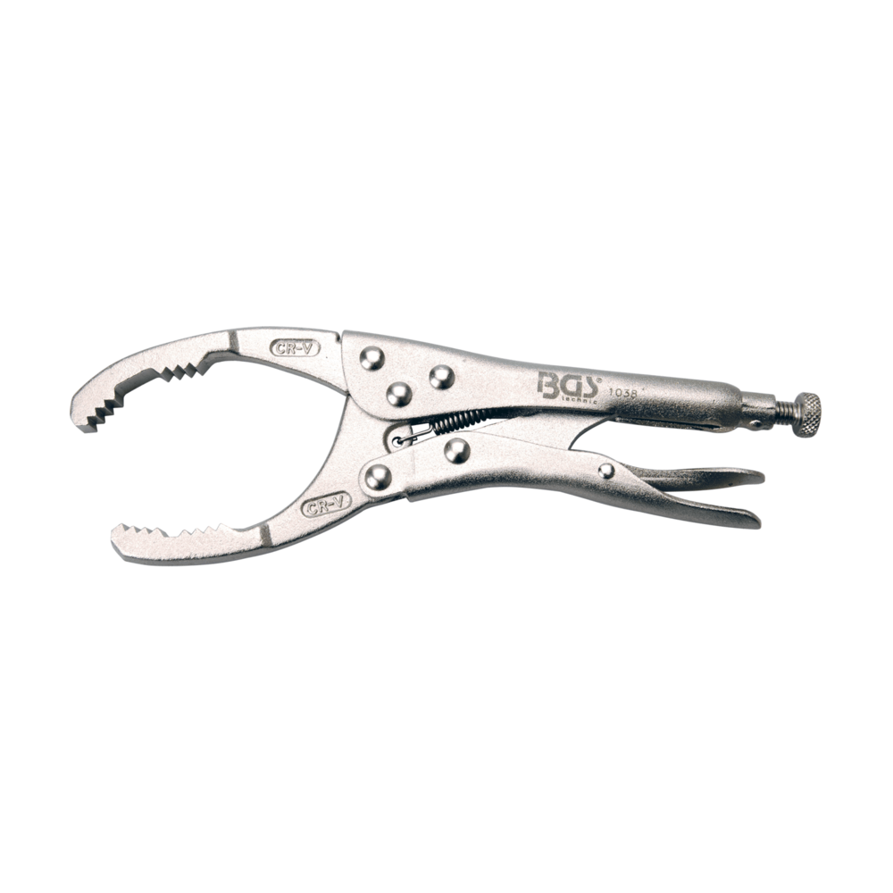 Samosvorné kleště Grip 230 mm BGS101038 pro olej. filtry pr. 53 ÷ 115 mm