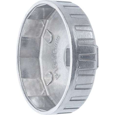 Očkový kľúč na olejové filtre WH 903-1, priemer 75 mm, 15-hranný BGS101045 (GM, Chrysler)