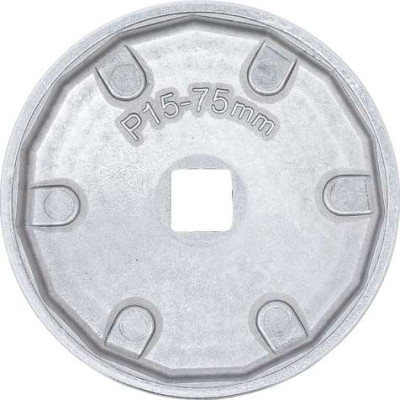 Očkový kľúč na olejové filtre WH 903-1, priemer 75 mm, 15-hranný BGS101045 (GM, Chrysler)