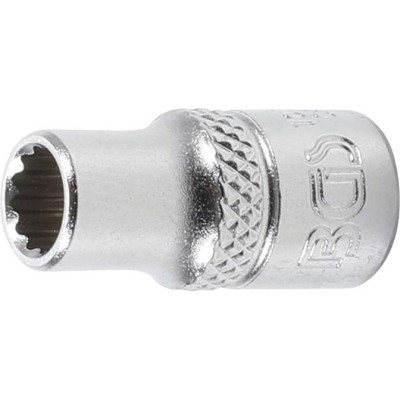 Nástrčná hlavica 1/4" 6 mm BGS1010776, 12hranná