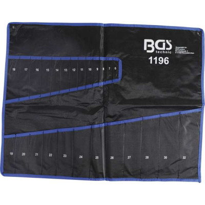 klíče očkoploché 6,0-32,0 mm, sada 25 dílů, BGS 1196 v PV