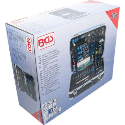 Sanitárne náradie v kufri BGS1015502 (Sada 95 dielov)