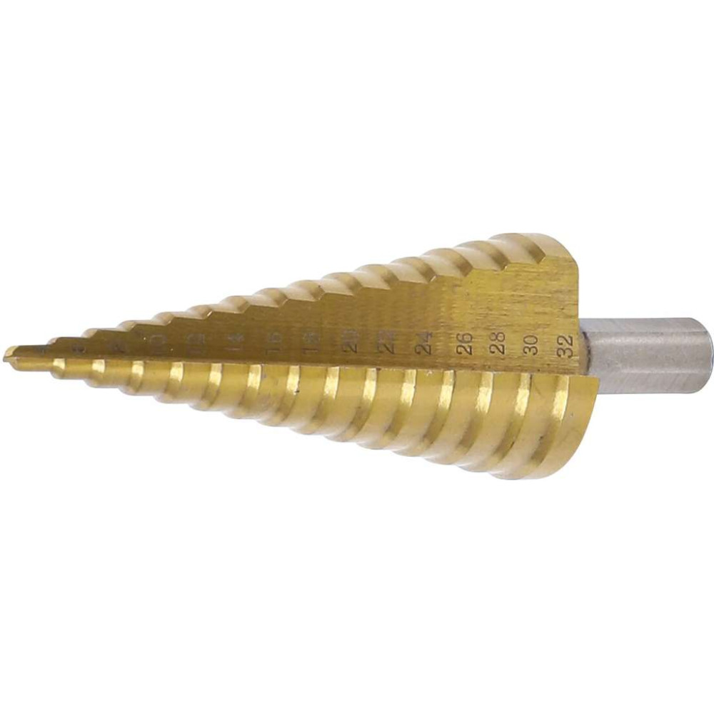 vrták kónický HSS, BGS 1619, 4-32 mm, stupňovitý titanový