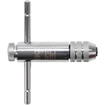 Prepínacia račňa na ručné závitníky M3 ÷ M10 BGS101980, dĺžka 80 mm