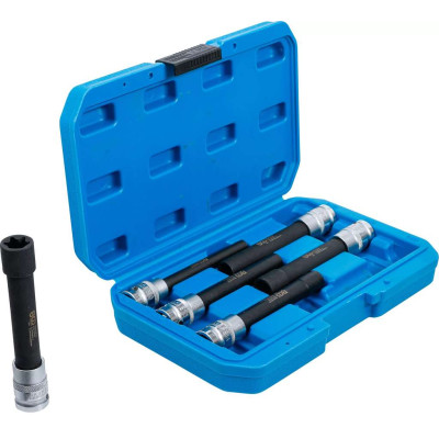 Nástrčné hlavice 1/2" pre E-profil E10 ÷ E20 BGS102028 Sada 6 dielov