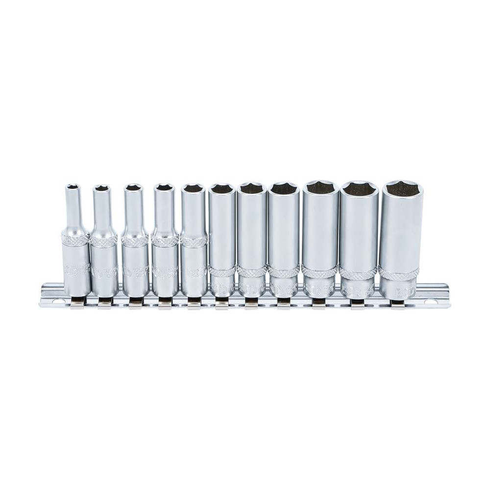 Nástrčné hlavice 1/4 4 ÷ 13 mm BGS102221, predĺžené