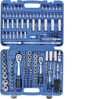 Gola sada BGS-192K Račňa 1/4", 3/8" a 1/2" (5/32" ÷ 1.1/4") BGS102245 Pre Torque - palcová