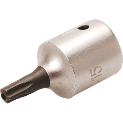 Zástrčná hlavica 1/4" T-profil (pre Torx plus) TS15 BGS102355-TS15, s otvorom