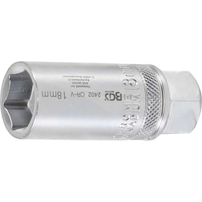 Nástrčná hlavice 1/2" 18 mm BGS102402 pro zapalovací svíčky