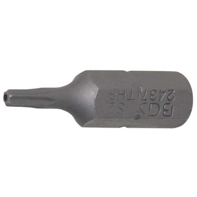 Šroubovací bit 1/4" T-profil T8 s otvorem BGS102437