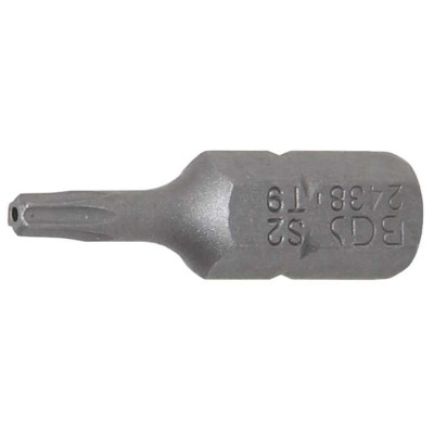 Bit pohon vnější šestihran 6,3 mm (1/4") T-profil (pro Torx) s otvorem T9