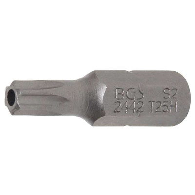 Skrutkovací bit 1/4" T-profil T25 s otvorom BGS102442