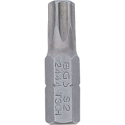 Skrutkovací bit 1/4" T-profil T30 s otvorom BGS102444