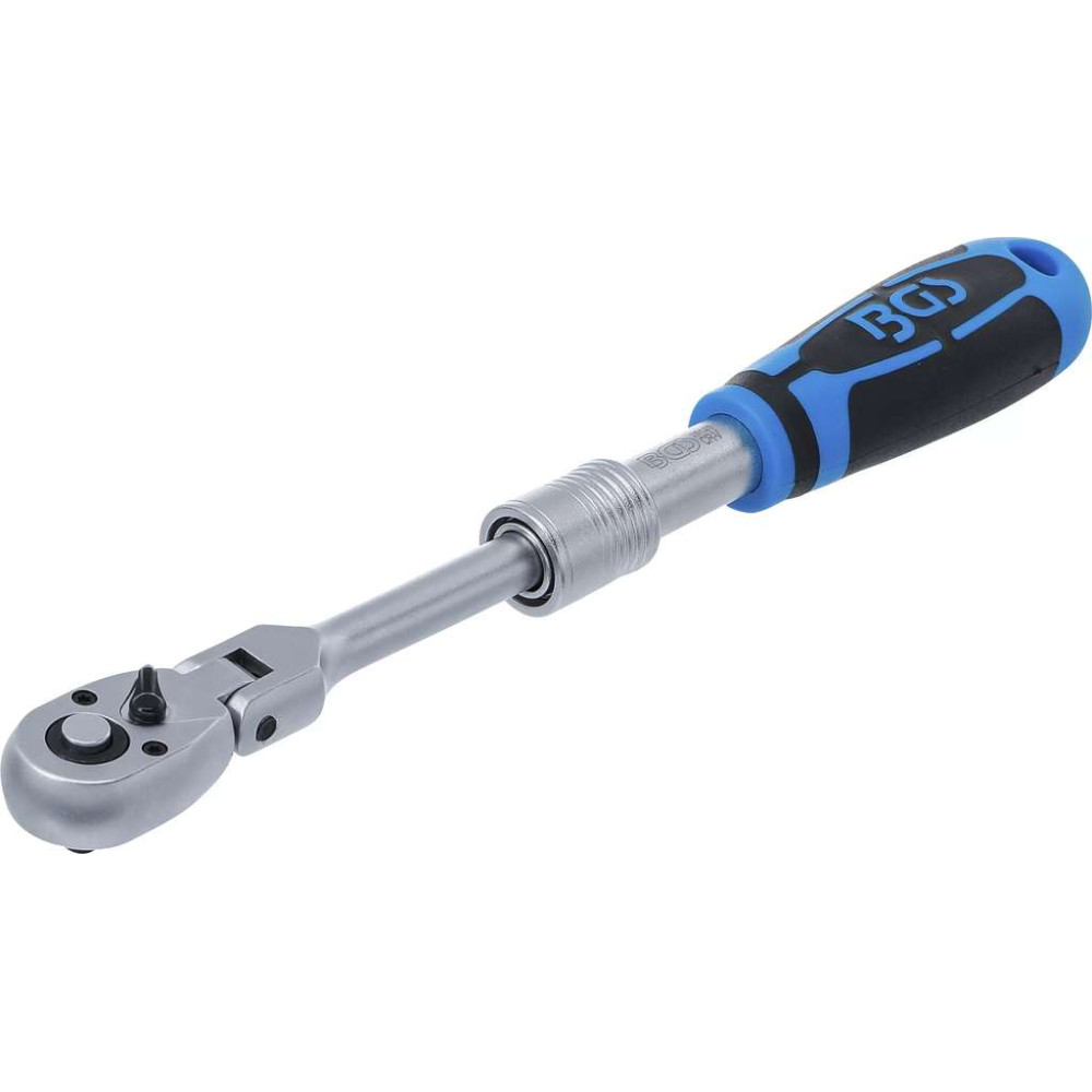 Teleskopická prepínacia račňa 1/4" 210 ÷ 250 mm BGS1025125, uhlová