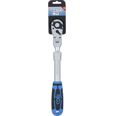 Teleskopická prepínacia račňa 1/2" 350 ÷ 490 mm BGS1025127, uhlová