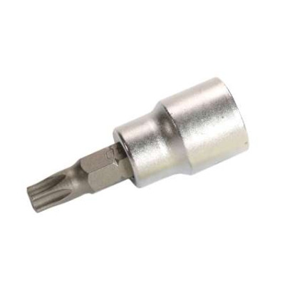 Zástrčná bitová hlavice 3/8" T-profil T40 BGS102575 s otvorem