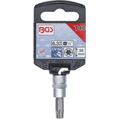 Zástrčná bitová hlavica 1/4" TX 40 BGS102596