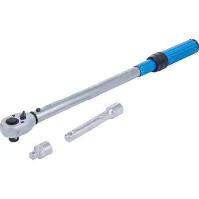 Momentový kľúč 1/2" 40 ÷ 220 Nm BGS102837 (Sada 3 diely s adaptérom a nástavcom)