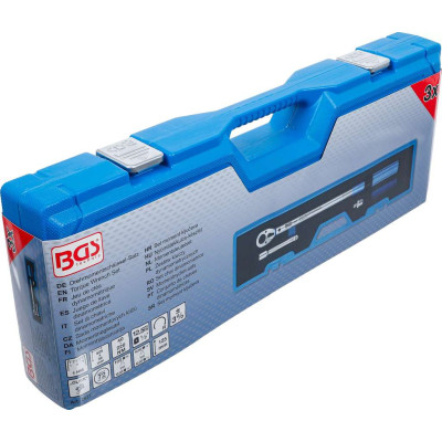 Momentový kľúč 1/2" 40 ÷ 220 Nm BGS102837 (Sada 3 diely s adaptérom a nástavcom)