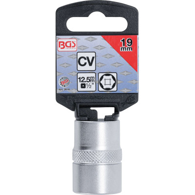 Nástrčná hlavica 1/2" 19 mm BGS102919, Pro-Torque/Flank Drive