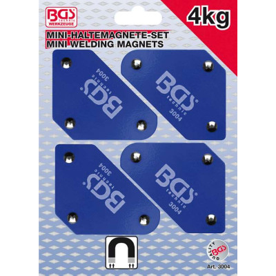 Pomocné uhlové magnety na zváranie BGS103004 Sada 4 diely