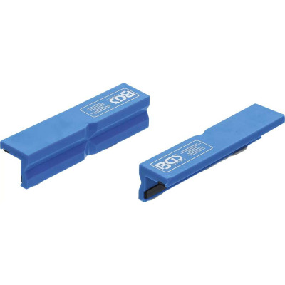 Ochranné čeľuste pre zverák 125 mm BGS103046, plast (Sada 2 ks)