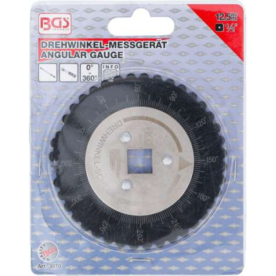 Račňový uhlomer pre uhlové uťahovanie 12,5 mm (1/2") BGS 3070