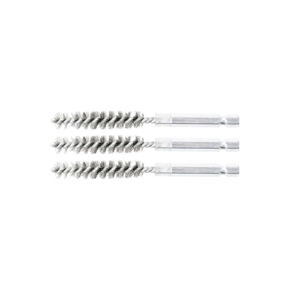 Oceľové kefy pr. 10 mm BGS103078-10-S, upínanie 1/4", 3 ks (Sada BGS 3078)