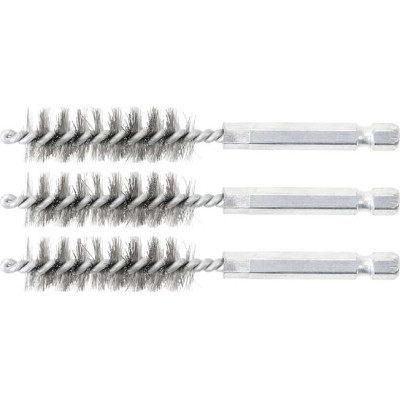 Oceľové kefy pr. 14 mm BGS103078-14-S, upínanie 1/4", 3 ks (Sada BGS 3078)