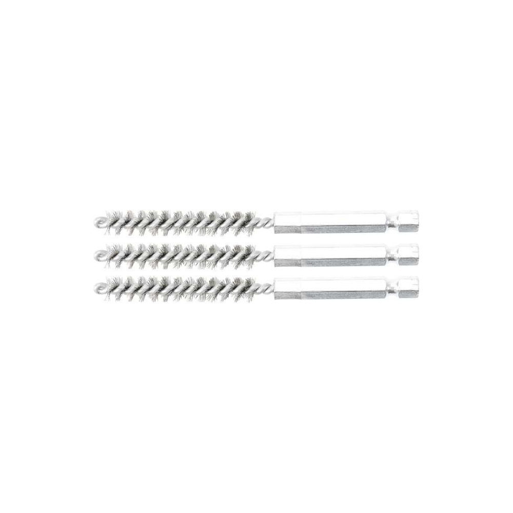 Ocelové kartáče pr. 8 mm BGS103078-8-S, upínání 1/4", 3 ks (Sada BGS 3078)
