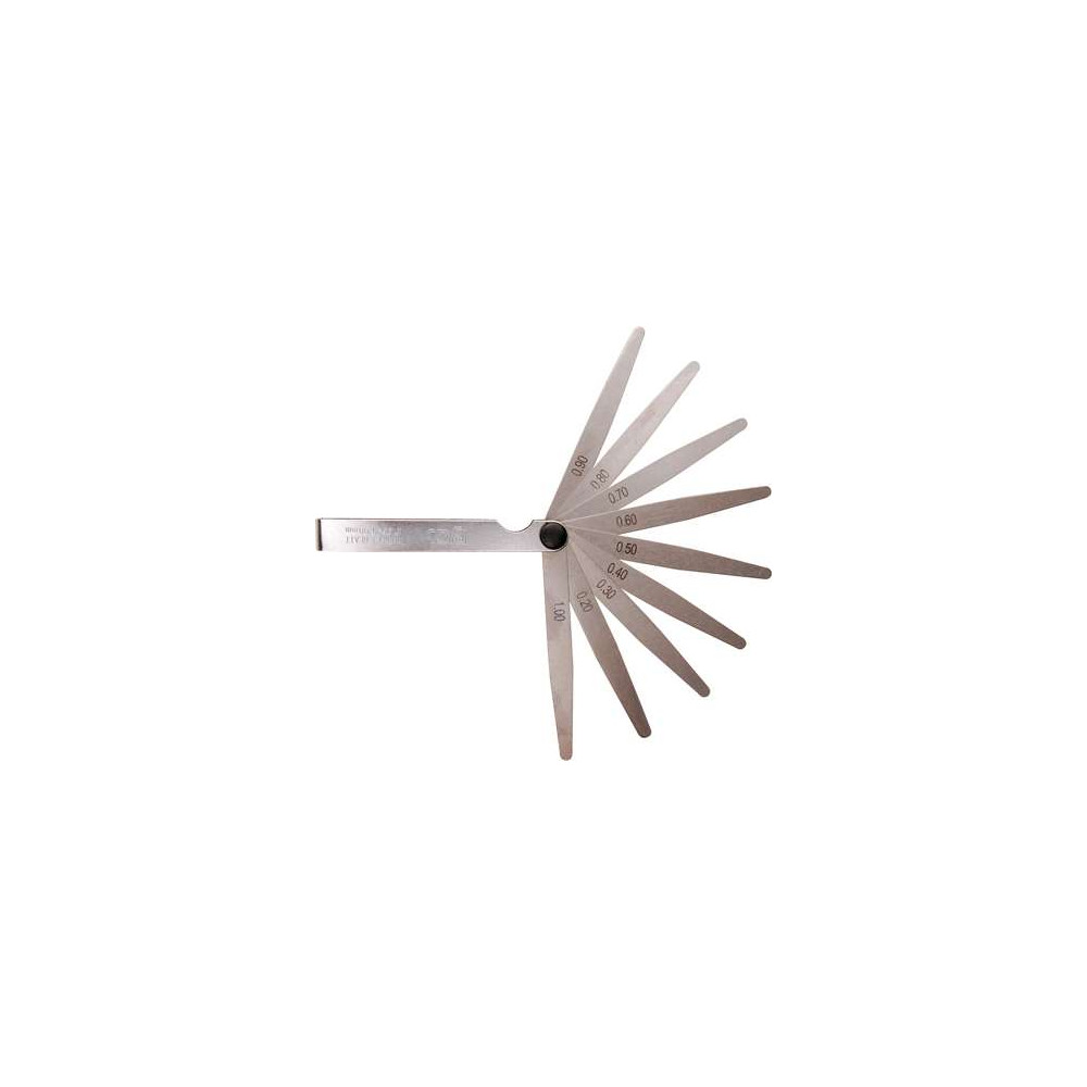 Spárové měrky 0,05 ÷ 1,0 mm BGS103082 Sada 13 plátků