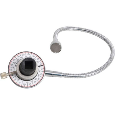 Uhlomer račňový 1/2" 0 - 360 ° s flexibilným magnetom BGS 3170