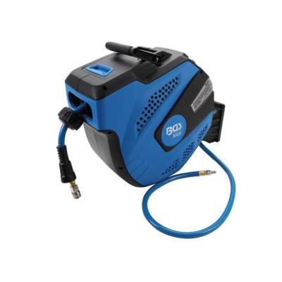 Pneumatická PVC hadica 12 m, priemer 12/18 mm s automatickou navíjačkou BGS103323