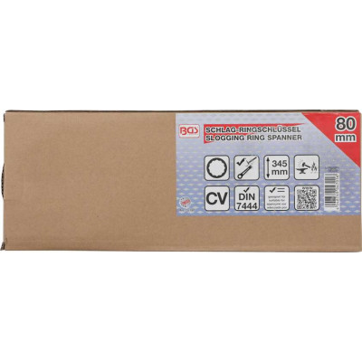 Rázový očkový klíč 80 mm BGS1035180 dle DIN 7444
