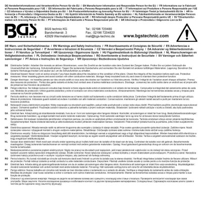 Nožnice na káble 160 mm BGS1035885 VDE