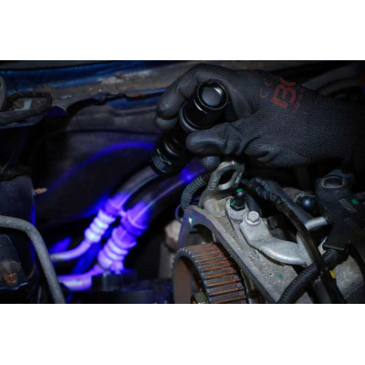 Aku UV lampa pro vyhledávání netěsností BGS103710 Sada 7 ks (1,5 Ah)
